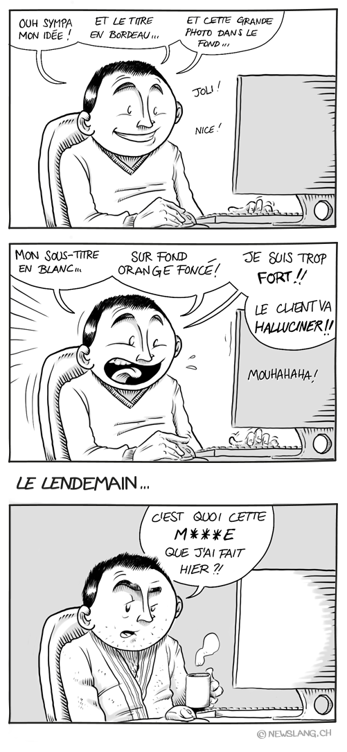 Comic : L'enthousiasme du designer