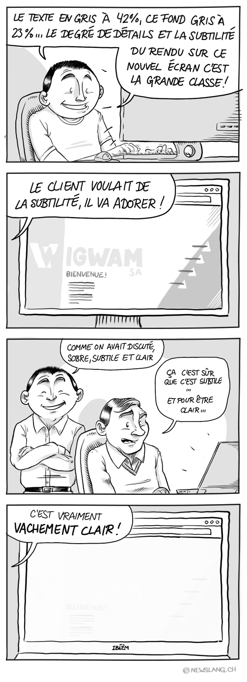 Comic : 50 nuances de gris très clair