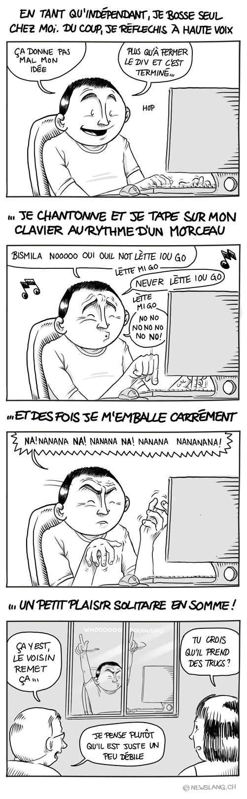 Comic : Un petit plaisir solitaire