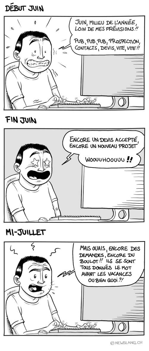 Comic : Semestre... au boulot !