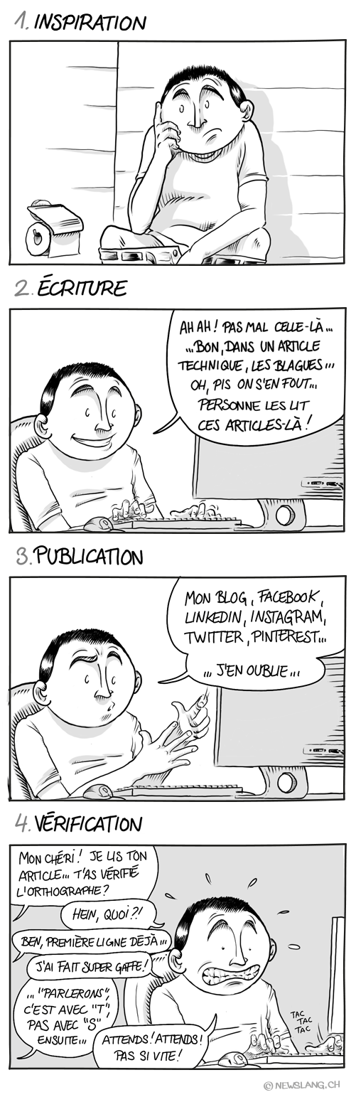 Comic : La création de contenu, ce processus complexe